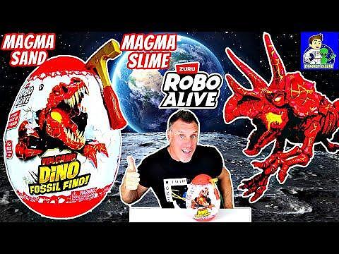 Яйце ROBO ALIVE Volcano Dino Fossil Find