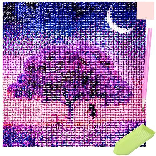 Диамантен гоблен Дърво, 30x30 см