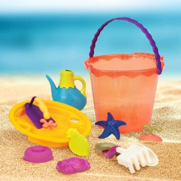 Battat Toys BX1879C1Z Играчка за пясък 11 части с голяма кофа