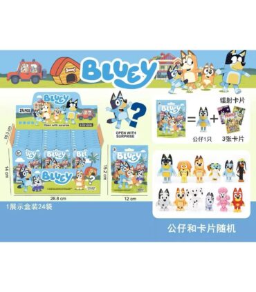 ФИГУРА BLUEY С КАРТА В ПЛИК 12 ВИДА