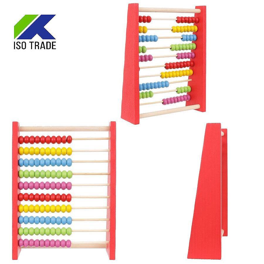 Iso Trade Детско дървено сметало KRU11414