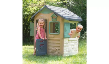 Сглобяема къща Jura Lodge - Smoby С размери 115 / 132 / 123 cm