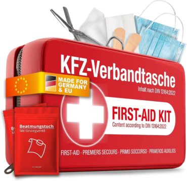 ЗАДЪЛЖИТЕЛНО ЗА ВСЕКИ АВТОМОБИЛ! CAR FIRST AID KIT – НОВ СТАНДАРТ 2026 - ИДЕАЛЕН ЗА ГЪРЦИЯ