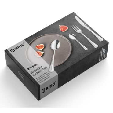 Комплект прибори за хранене Brio Baguette, 24 елемента