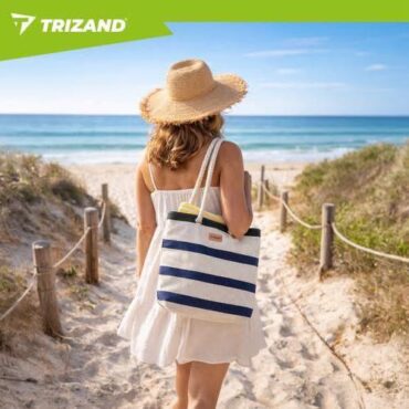 TRIZAND 18L плажна чанта за пазаруване на плажен пикник, водоустойчива